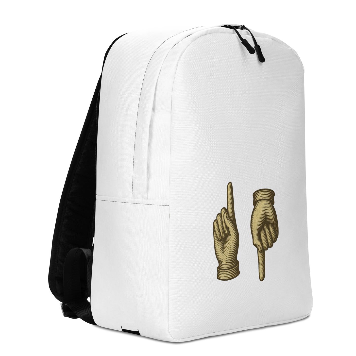 Minimalist White Backpack