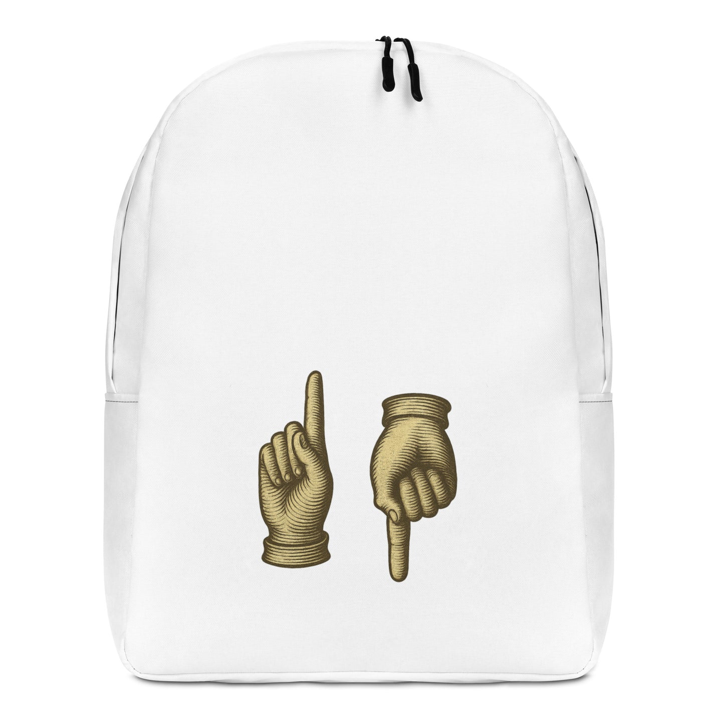 Minimalist White Backpack