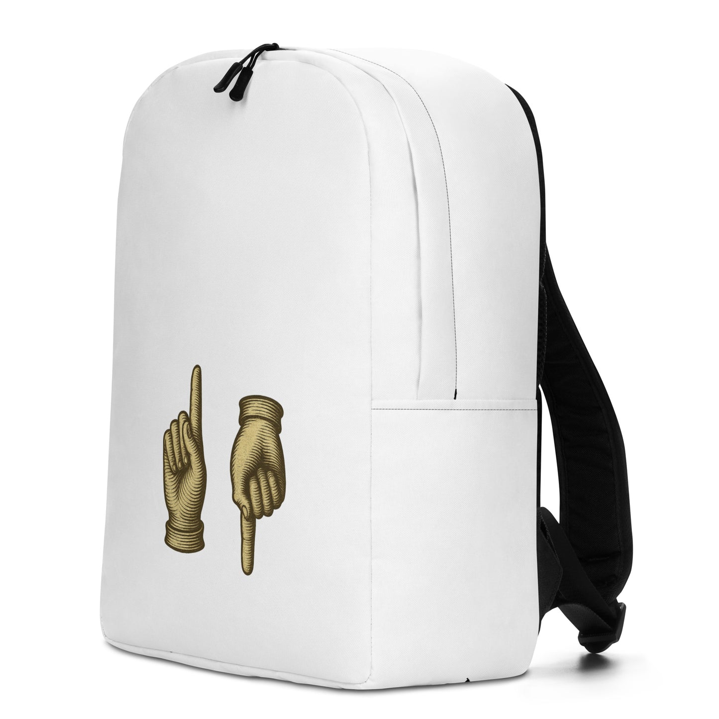 Minimalist White Backpack